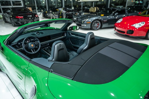 Used-2022-Porsche-911-Turbo-S-Convertible-Python-Green-RARE-Aero-Kit-Sport-Exhaust-FULL-PPF