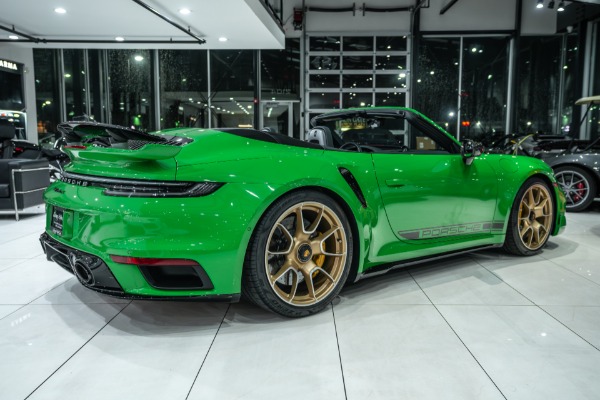 Used-2022-Porsche-911-Turbo-S-Convertible-Python-Green-RARE-Aero-Kit-Sport-Exhaust-FULL-PPF