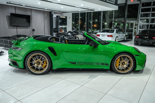 Used-2022-Porsche-911-Turbo-S-Convertible-Python-Green-RARE-Aero-Kit-Sport-Exhaust-FULL-PPF