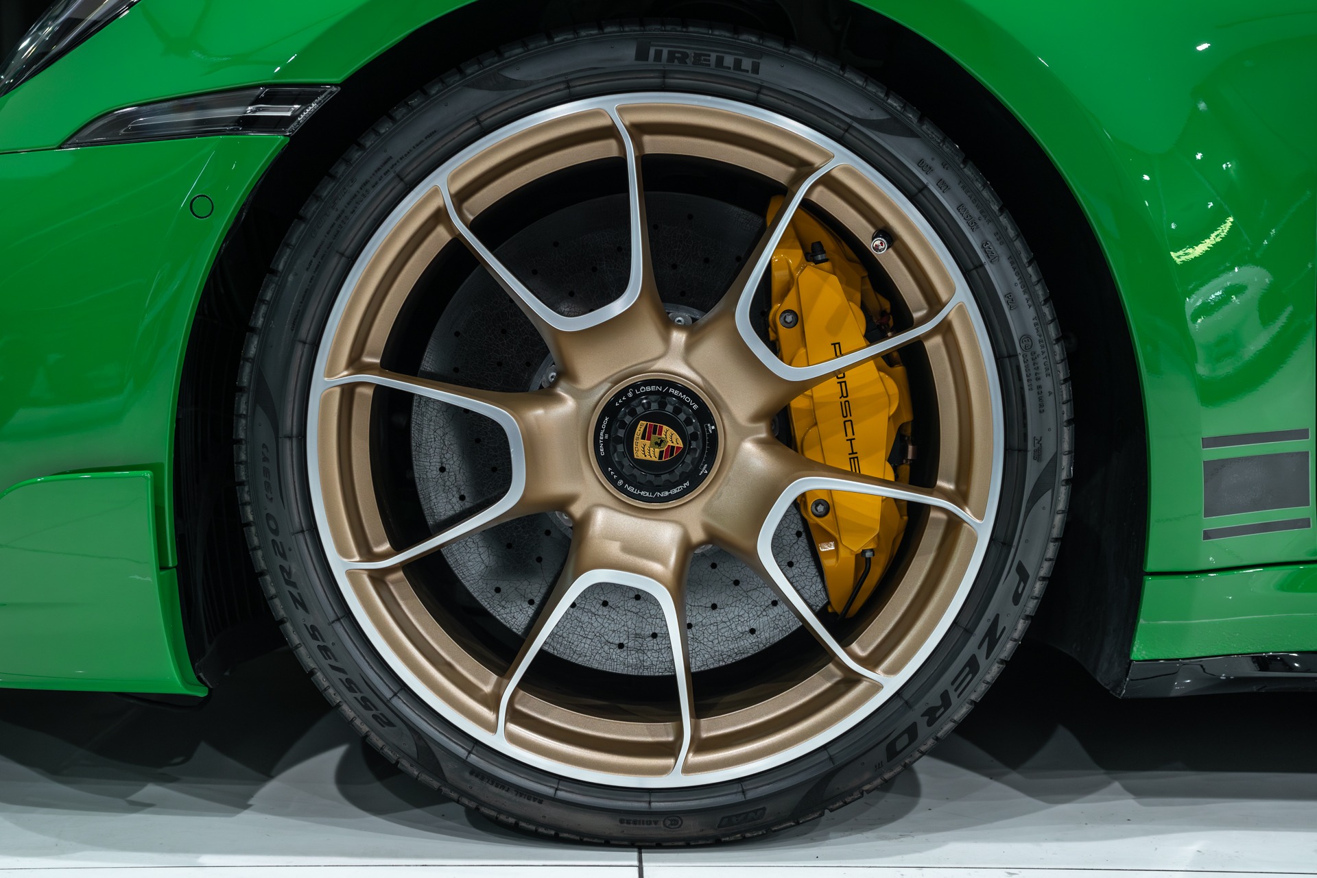 Used 2022 Porsche 911 Turbo S Convertible Python Green! RARE Color ...