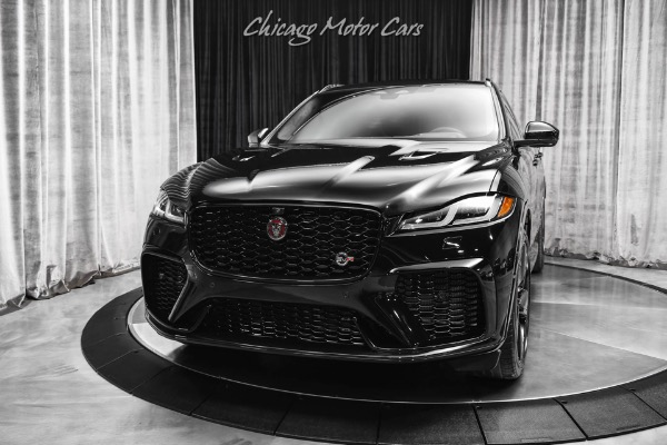 Used-2023-Jaguar-F-PACE-SVR-22-Inch-Wheels-Carbon-Fiber-Triple-Black-542HP-Panoramic-Roof-Loaded