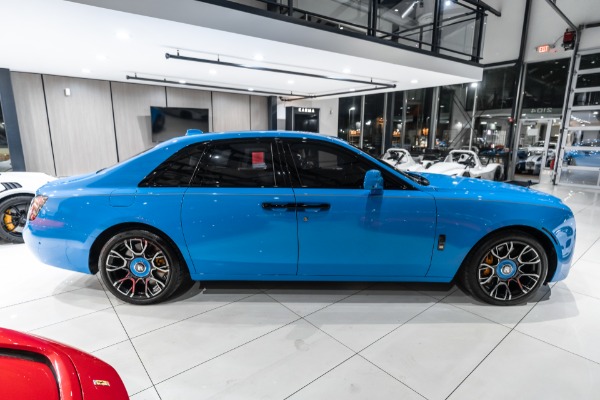 Used-2022-Rolls-Royce-Ghost-Black-Badge-Galileo-Blue-Bespoke-Interior-Original-MSRP-487k-LOADED