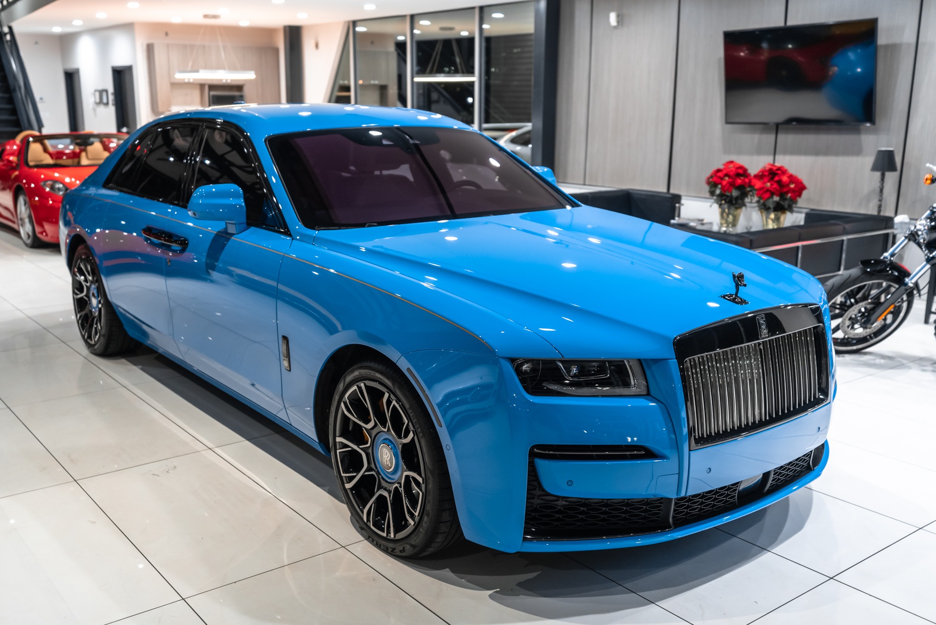 Used-2022-Rolls-Royce-Ghost-Black-Badge-Galileo-Blue-Bespoke-Interior-Original-MSRP-487k-LOADED