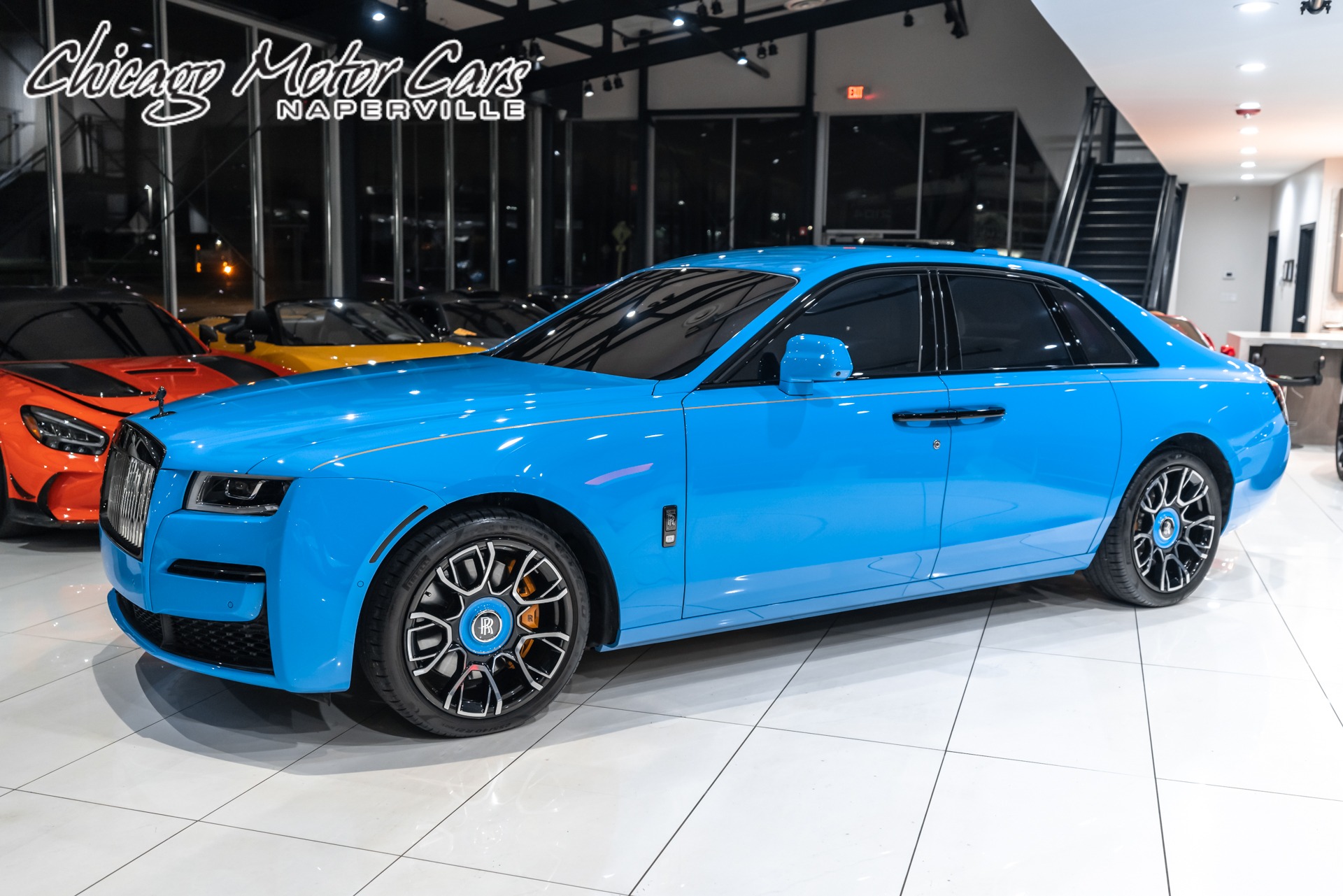 Used 2022 Rolls-Royce Ghost Black Badge Special Order Galileo Blue ...