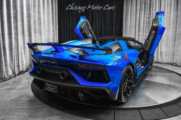 Used-2021-Lamborghini-Aventador-LP770-4-SVJ-Roadster-ONLY-1K-Miles-RARE-Color-Combo-TONS-of-Carbon