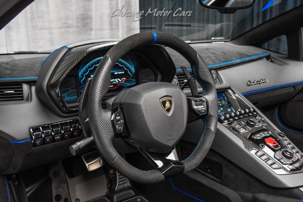 Used-2021-Lamborghini-Aventador-LP770-4-SVJ-Roadster-ONLY-1K-Miles-RARE-Color-Combo-TONS-of-Carbon