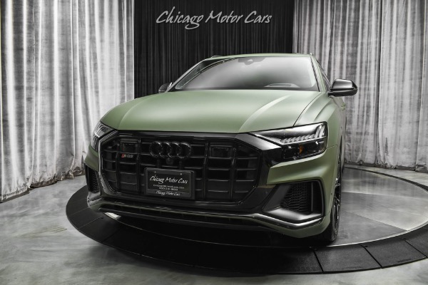 Used-2020-Audi-SQ8-40T-quattro-Prestige-SUV-Matte-Green-Wrap-Luxury-Pkg-HUGE-102K-MSRP