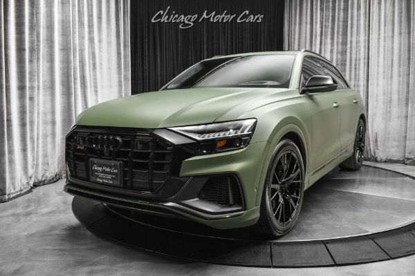 Used-2020-Audi-SQ8-40T-quattro-Prestige-SUV-Matte-Green-Wrap-Luxury-Pkg-HUGE-102K-MSRP