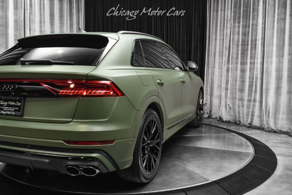 Used-2020-Audi-SQ8-40T-quattro-Prestige-SUV-Matte-Green-Wrap-Luxury-Pkg-HUGE-102K-MSRP