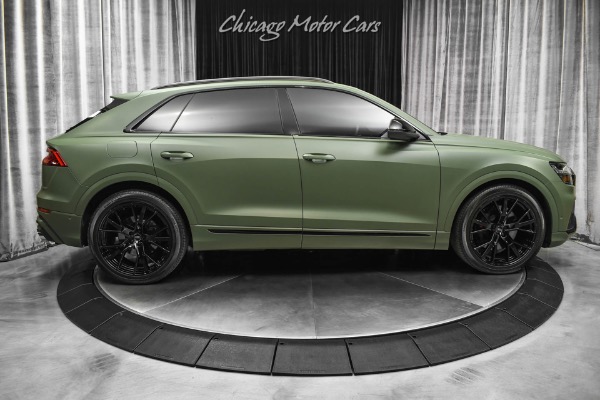 Used-2020-Audi-SQ8-40T-quattro-Prestige-SUV-Matte-Green-Wrap-Luxury-Pkg-HUGE-102K-MSRP