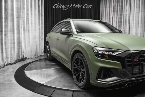 Used-2020-Audi-SQ8-40T-quattro-Prestige-SUV-Matte-Green-Wrap-Luxury-Pkg-HUGE-102K-MSRP