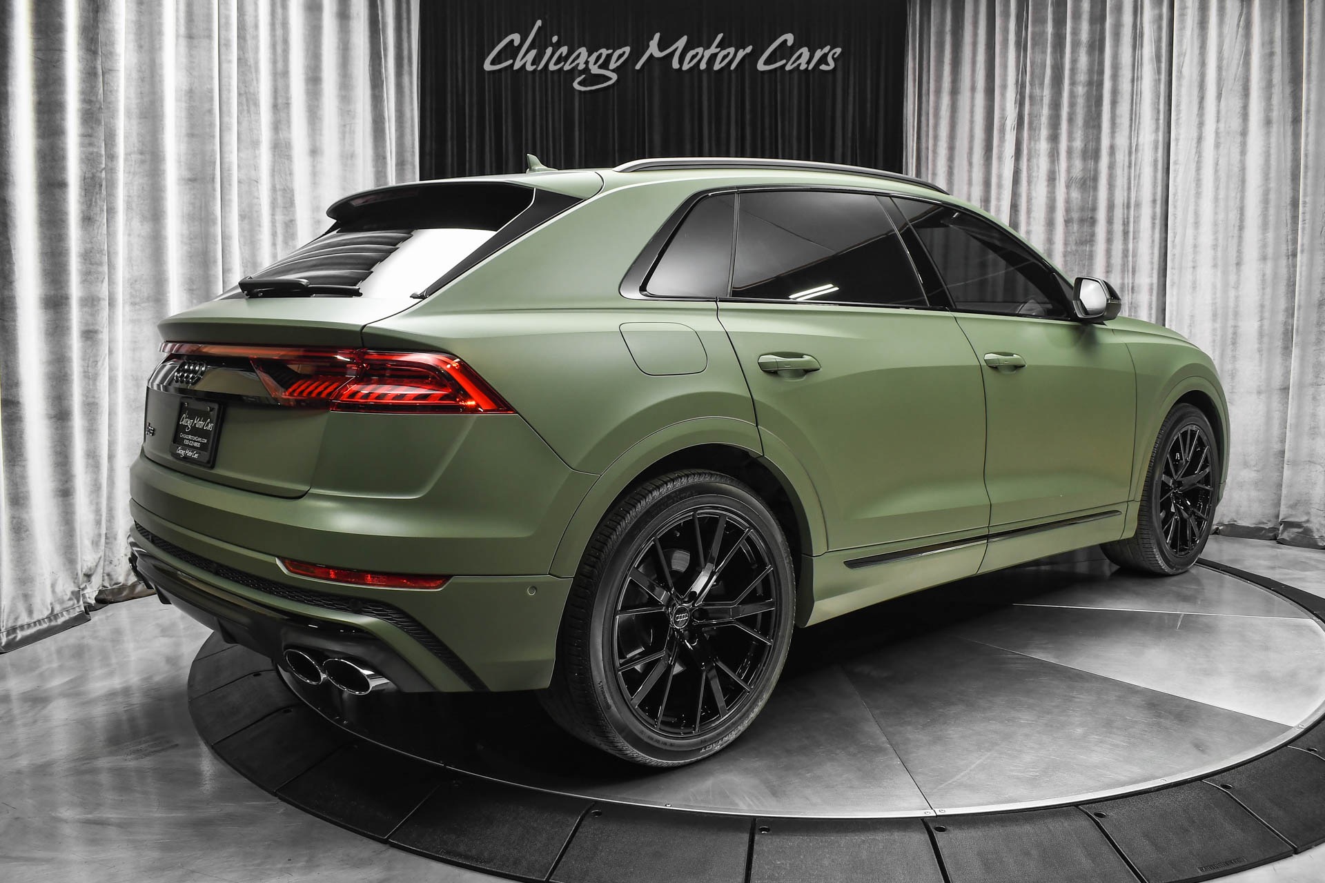 Used-2020-Audi-SQ8-40T-quattro-Prestige-SUV-Matte-Green-Wrap-Luxury-Pkg-HUGE-102K-MSRP