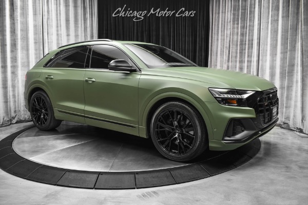 Used-2020-Audi-SQ8-40T-quattro-Prestige-SUV-Matte-Green-Wrap-Luxury-Pkg-HUGE-102K-MSRP