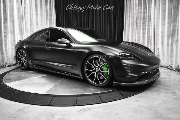 Used-2022-Porsche-Taycan-Turbo-Sedan-TechArt-Carbon-Fiber-Package-FULL-Body-Stealth-PPF-LOADED