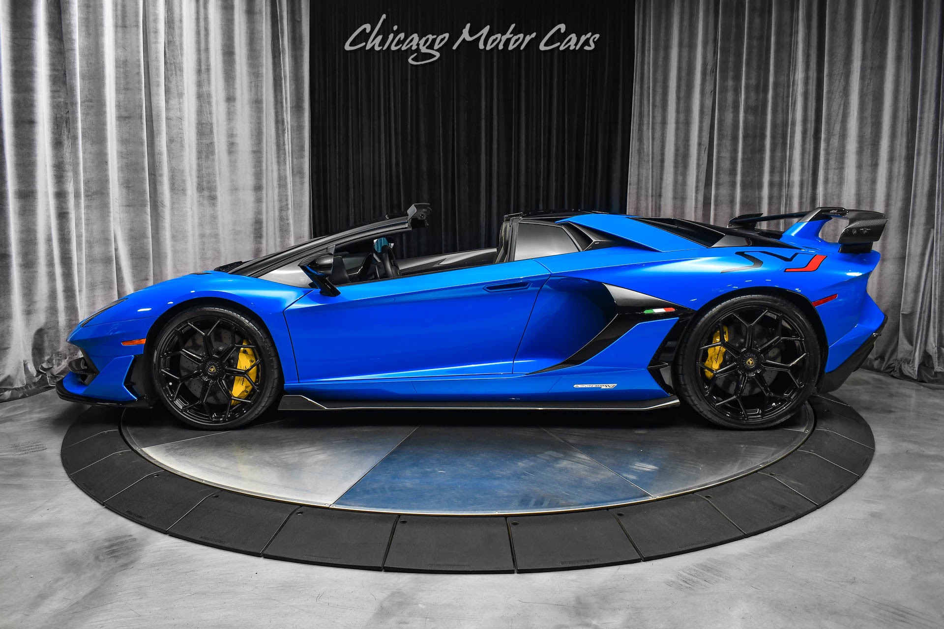 Used-2021-Lamborghini-Aventador-LP770-4-SVJ-Roadster-RARE-Blu-Nila-Paint-Electric-Seats-CERTIFIED