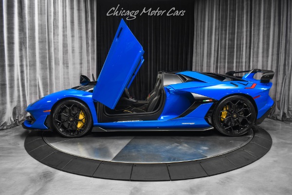 Used-2021-Lamborghini-Aventador-LP770-4-SVJ-Roadster-RARE-Blu-Nila-Paint-Electric-Seats-CERTIFIED