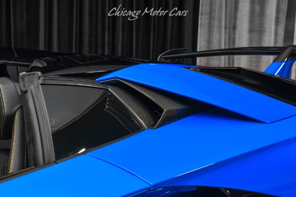 Used-2021-Lamborghini-Aventador-LP770-4-SVJ-Roadster-RARE-Blu-Nila-Paint-Electric-Seats-CERTIFIED