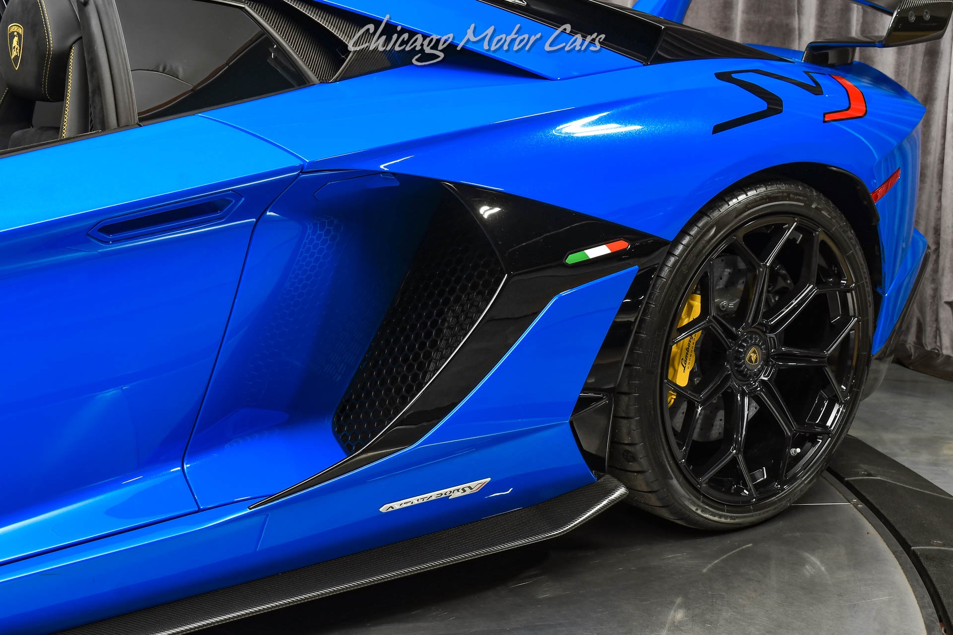 Used-2021-Lamborghini-Aventador-LP770-4-SVJ-Roadster-RARE-Blu-Nila-Paint-Electric-Seats-CERTIFIED