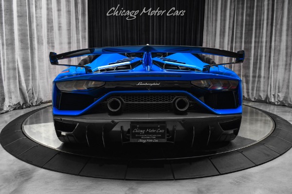 Used-2021-Lamborghini-Aventador-LP770-4-SVJ-Roadster-RARE-Blu-Nila-Paint-Electric-Seats-CERTIFIED