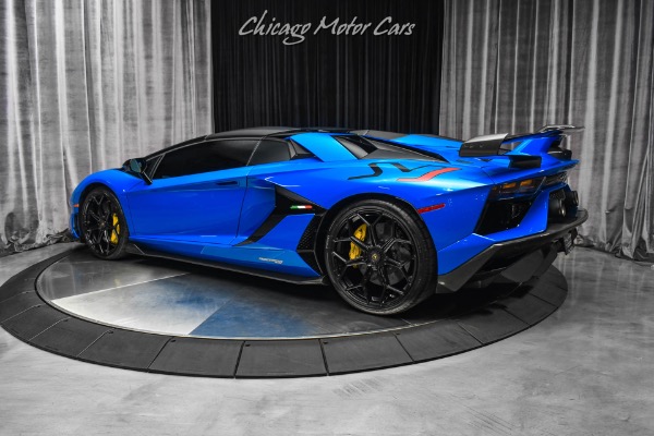 Used-2021-Lamborghini-Aventador-LP770-4-SVJ-Roadster-RARE-Blu-Nila-Paint-Electric-Seats-CERTIFIED