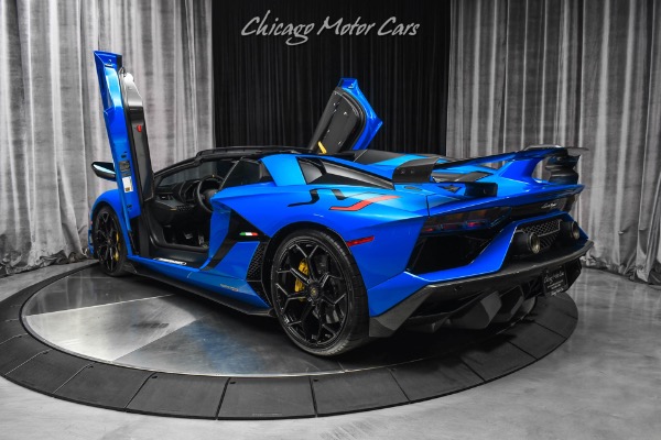 Used-2021-Lamborghini-Aventador-LP770-4-SVJ-Roadster-RARE-Blu-Nila-Paint-Electric-Seats-CERTIFIED