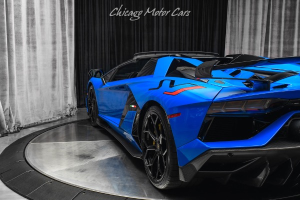 Used-2021-Lamborghini-Aventador-LP770-4-SVJ-Roadster-RARE-Blu-Nila-Paint-Electric-Seats-CERTIFIED