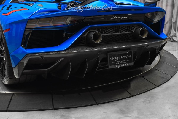 Used-2021-Lamborghini-Aventador-LP770-4-SVJ-Roadster-RARE-Blu-Nila-Paint-Electric-Seats-CERTIFIED