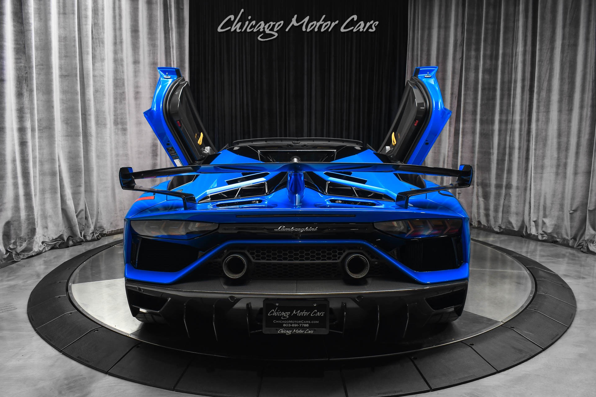 Used-2021-Lamborghini-Aventador-LP770-4-SVJ-Roadster-RARE-Blu-Nila-Paint-Electric-Seats-CERTIFIED