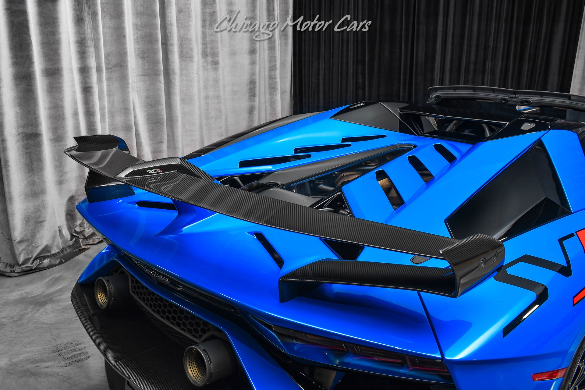 Used-2021-Lamborghini-Aventador-LP770-4-SVJ-Roadster-RARE-Blu-Nila-Paint-Electric-Seats-CERTIFIED