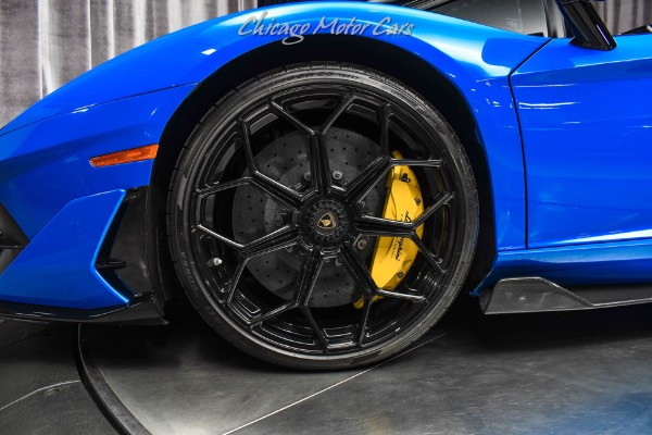 Used-2021-Lamborghini-Aventador-LP770-4-SVJ-Roadster-RARE-Blu-Nila-Paint-Electric-Seats-CERTIFIED