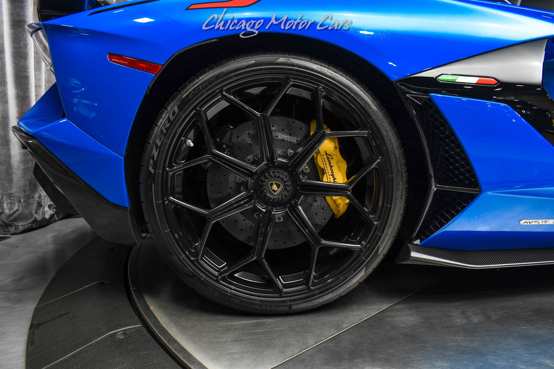 Used-2021-Lamborghini-Aventador-LP770-4-SVJ-Roadster-RARE-Blu-Nila-Paint-Electric-Seats-CERTIFIED