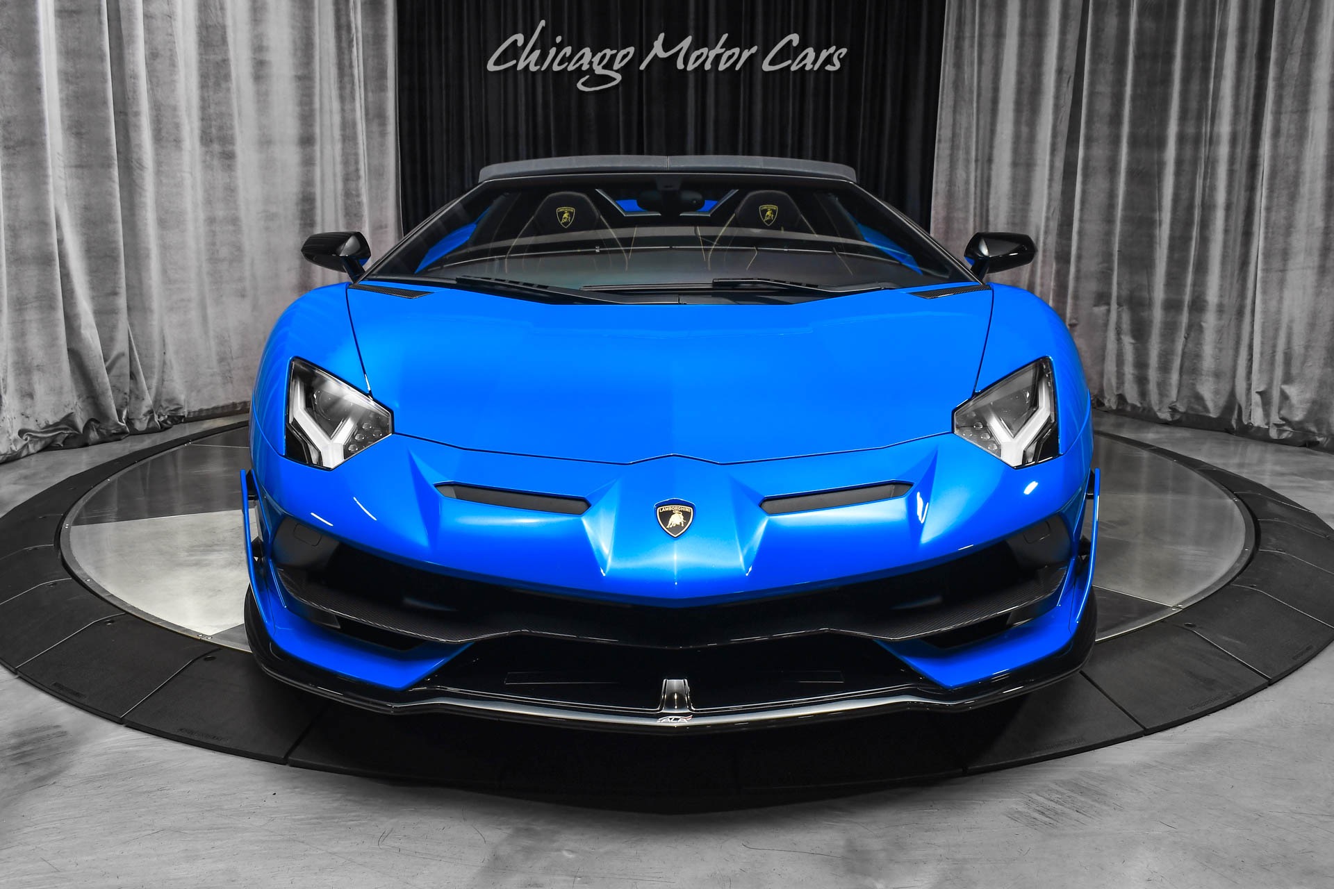 Used-2021-Lamborghini-Aventador-LP770-4-SVJ-Roadster-RARE-Blu-Nila-Paint-Electric-Seats-CERTIFIED