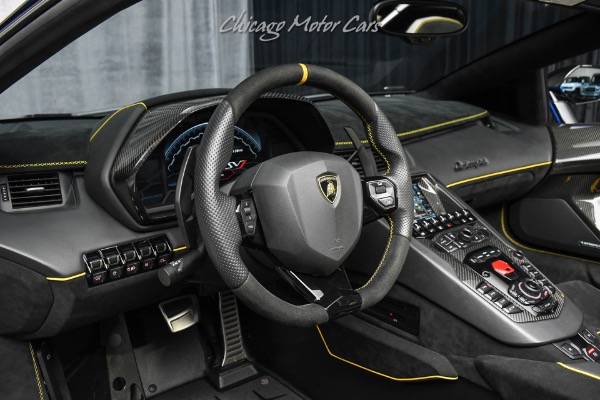 Used-2021-Lamborghini-Aventador-LP770-4-SVJ-Roadster-RARE-Blu-Nila-Paint-Electric-Seats-CERTIFIED