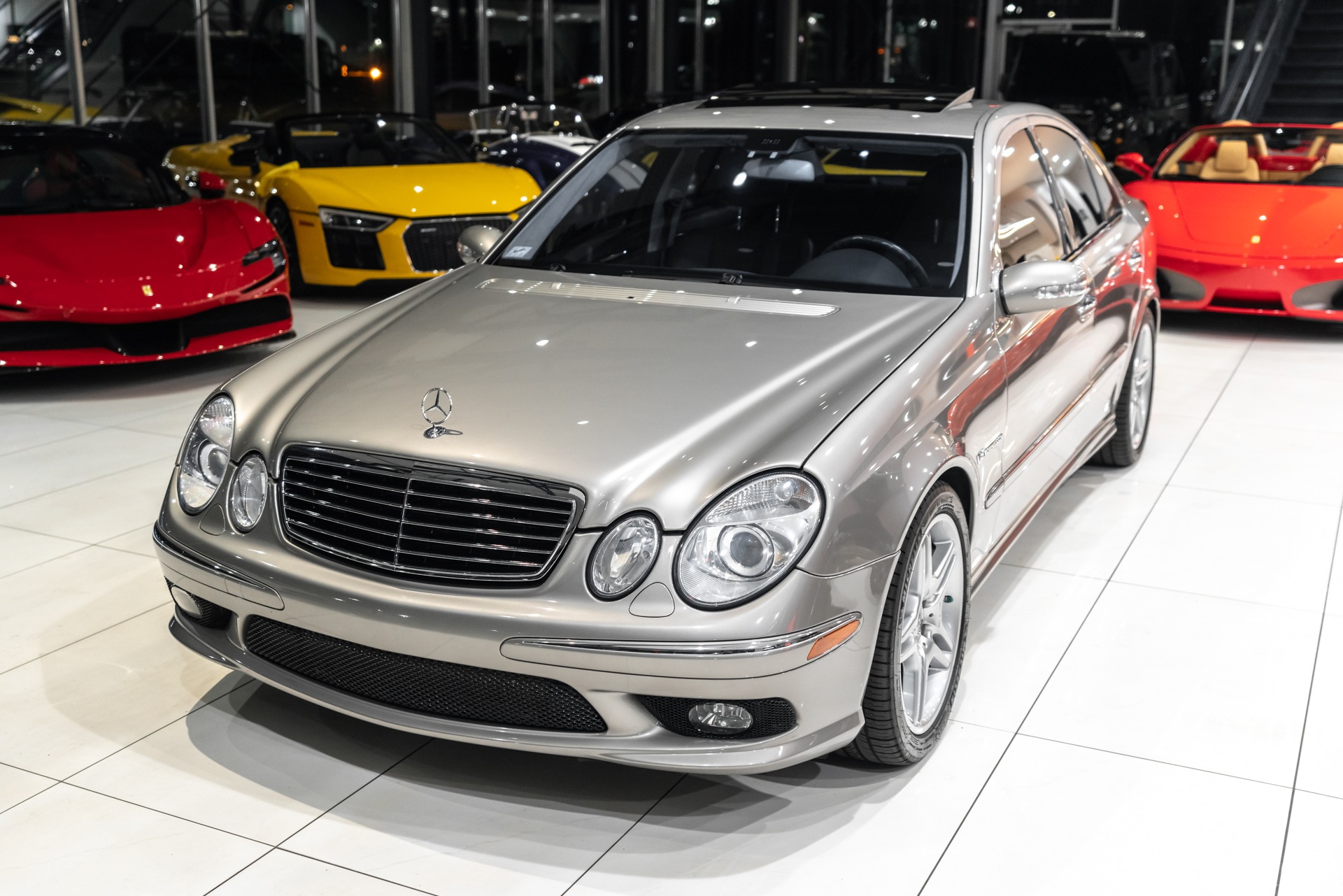 Used-2005-Mercedes-Benz-E-Class-E-55-AMG-Sedan-LOW-Miles-Supercharged-V8-Lighting-Pkg-EXCELLENT-Condition