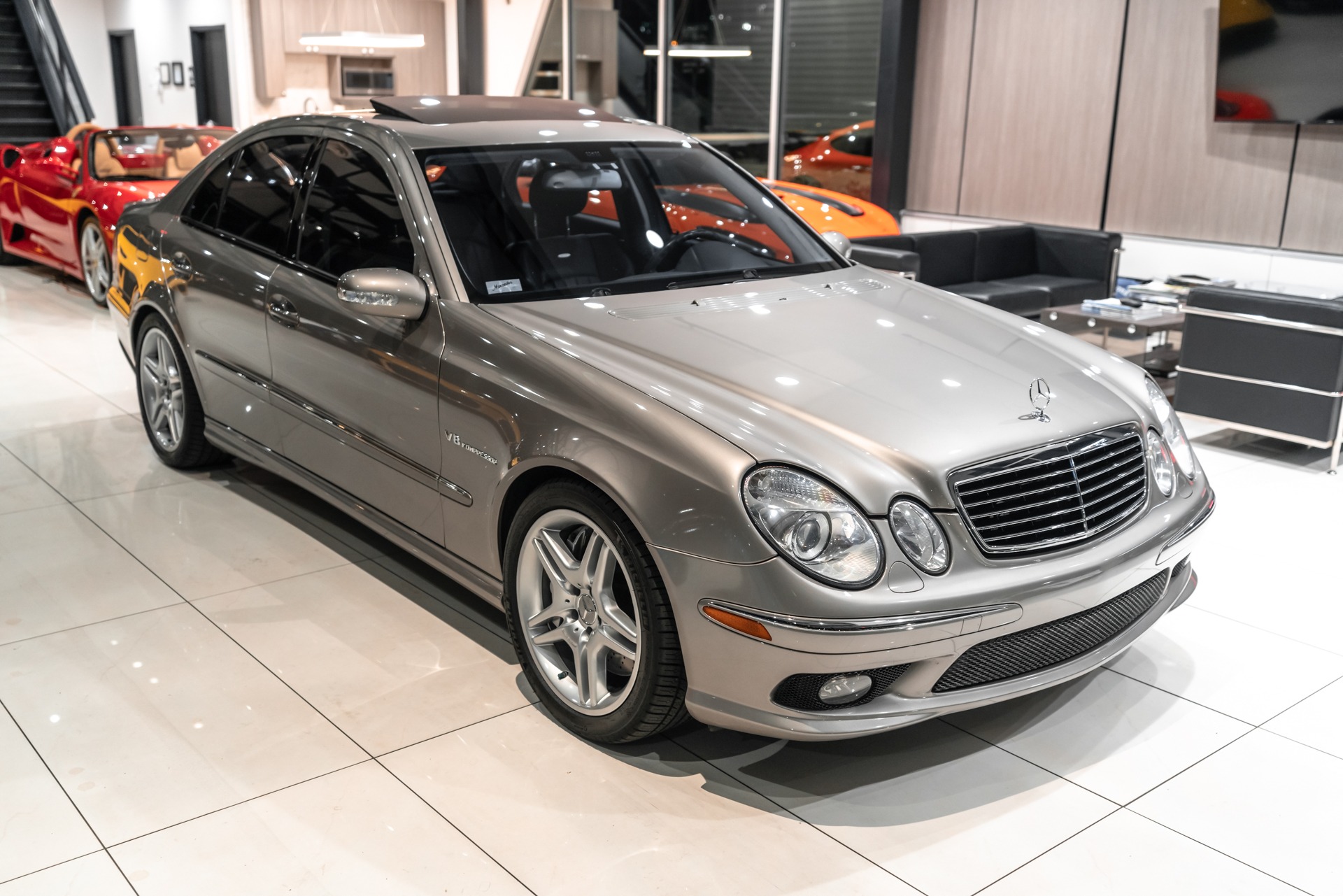 Used-2005-Mercedes-Benz-E-Class-E-55-AMG-Sedan-LOW-Miles-Supercharged-V8-Lighting-Pkg-EXCELLENT-Condition