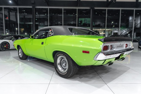 Used-1973-Dodge-Challenger-340-4-Barrel-Sub-Lime-Numbers-Matching-Car-Motor-Rebuild-Complete