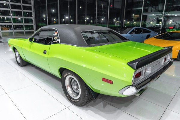 Used-1973-Dodge-Challenger-340-4-Barrel-Sub-Lime-Numbers-Matching-Car-Motor-Rebuild-Complete