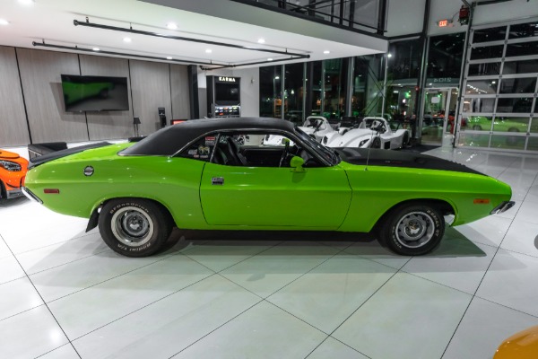 Used-1973-Dodge-Challenger-340-4-Barrel-Sub-Lime-Numbers-Matching-Car-Motor-Rebuild-Complete