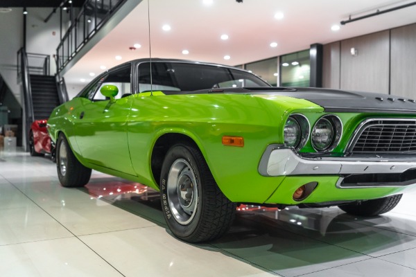 Used-1973-Dodge-Challenger-340-4-Barrel-Sub-Lime-Numbers-Matching-Car-Motor-Rebuild-Complete