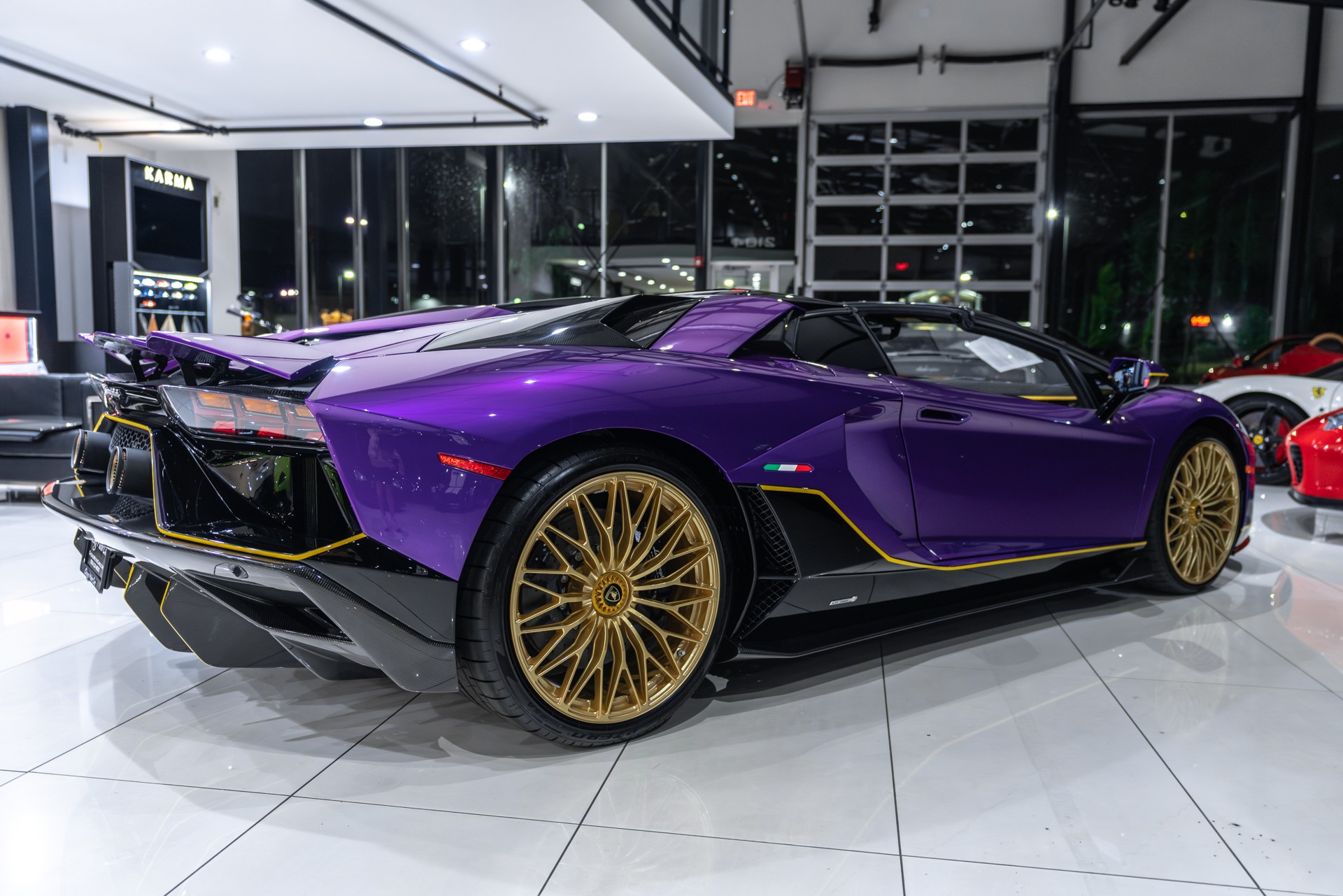 Used-2022-Lamborghini-Aventador-LP780-4-Ultimae-Roadster-Viola-Pasifae-BEST-Color-Last-Aventador-LOADED