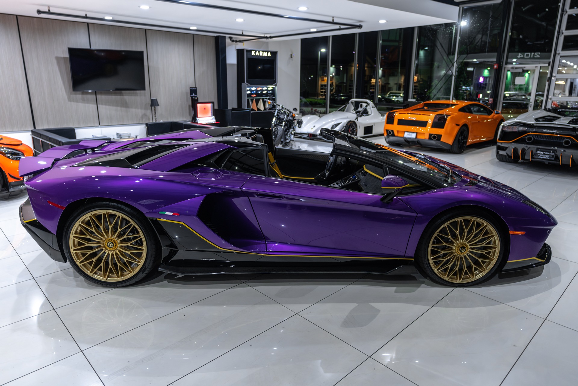 Used-2022-Lamborghini-Aventador-LP780-4-Ultimae-Roadster-Viola-Pasifae-BEST-Color-Last-Aventador-LOADED