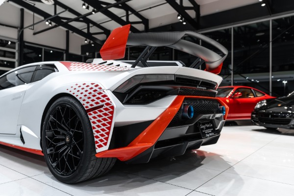 Used-2022-Lamborghini-Huracan-LP640-2-STO-Matte-White-Color-Combo-Vehicle-Lift-System-LOADED