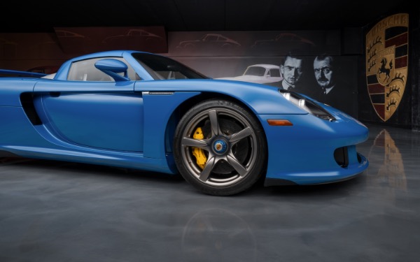 Used-2004-Porsche-Carrera-GT-Only-2267-Miles-Completely-Serviced-Luggage-Speedster-Blue