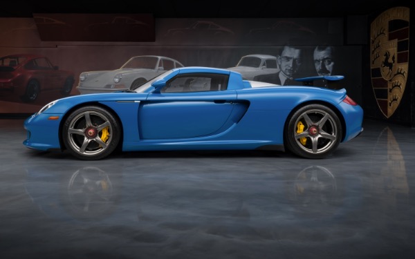 Used-2004-Porsche-Carrera-GT-Only-2267-Miles-Completely-Serviced-Luggage-Speedster-Blue