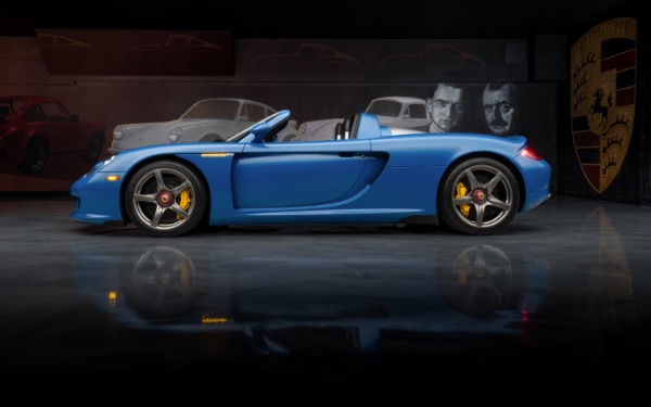 Used-2004-Porsche-Carrera-GT-Only-2267-Miles-Completely-Serviced-Luggage-Speedster-Blue