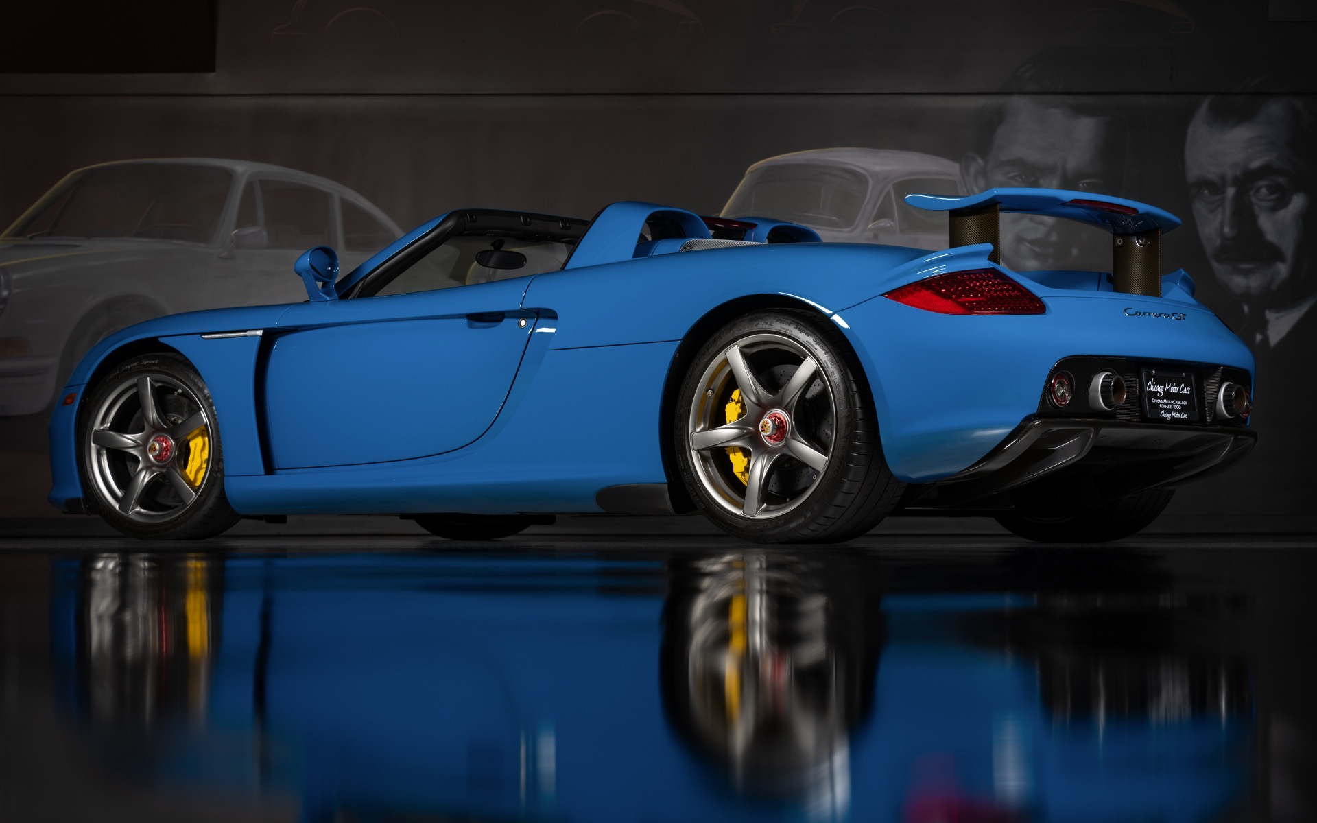 Used-2004-Porsche-Carrera-GT-Only-2267-Miles-Completely-Serviced-Luggage-Speedster-Blue