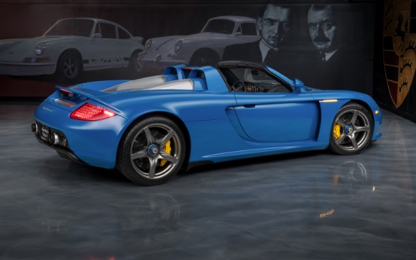 Used-2004-Porsche-Carrera-GT-Only-2267-Miles-Completely-Serviced-Luggage-Speedster-Blue