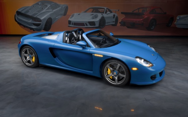 Used-2004-Porsche-Carrera-GT-Only-2267-Miles-Completely-Serviced-Luggage-Speedster-Blue