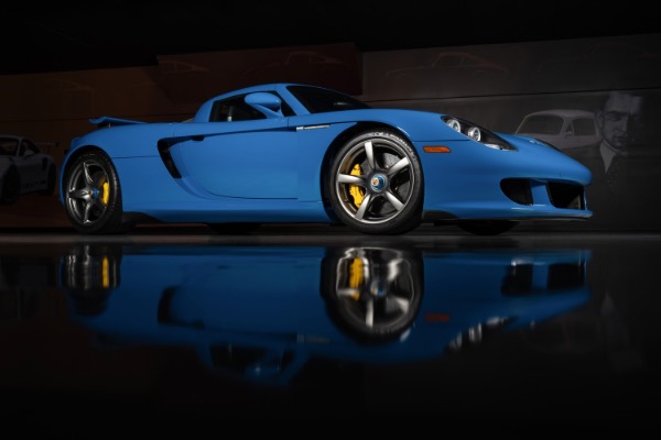 Used-2004-Porsche-Carrera-GT-Only-2267-Miles-Completely-Serviced-Luggage-Speedster-Blue