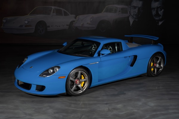 Used-2004-Porsche-Carrera-GT-Only-2267-Miles-Completely-Serviced-Luggage-Speedster-Blue